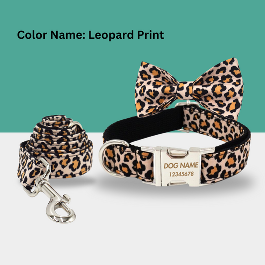 Multi Color Personalized Dog Collars