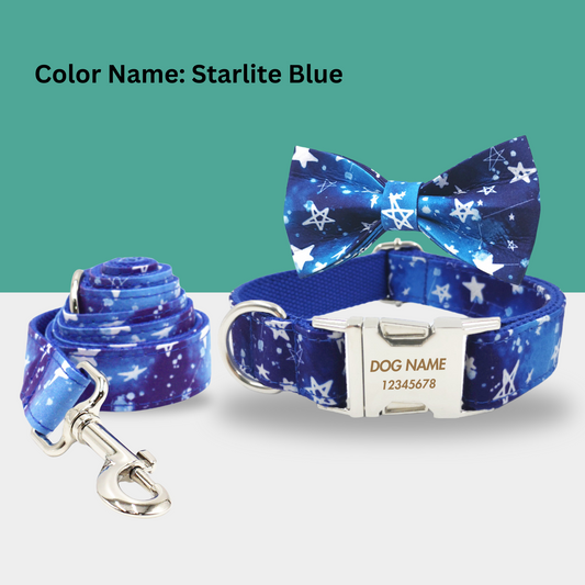 Multi Color Personalized Dog Collars