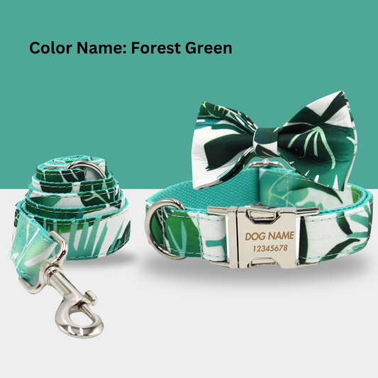 Multi Color Personalized Dog Collars