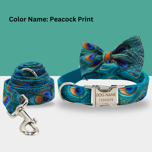 Multi Color Personalized Dog Collars