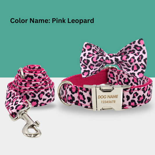 Multi Color Personalized Dog Collars