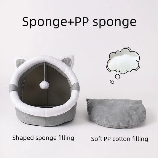 Cute Cat Bed Indoor Comfortable