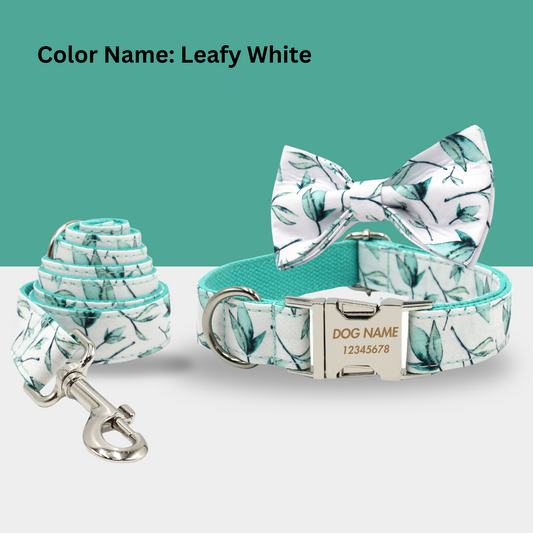 Multi Color Personalized Dog Collars