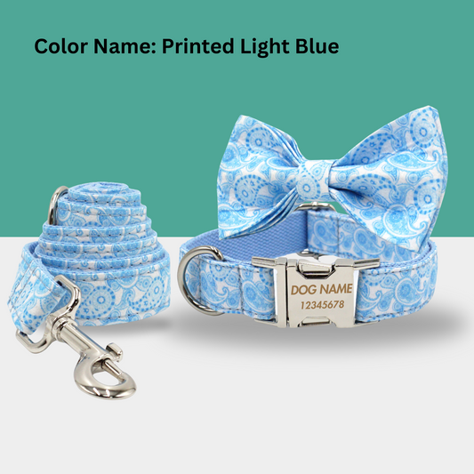 Multi Color Personalized Dog Collars
