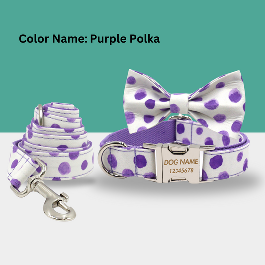 Multi Color Personalized Dog Collars