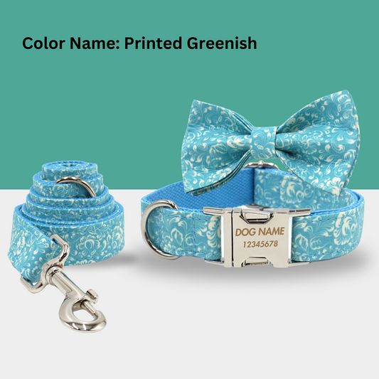 Multi Color Personalized Dog Collars