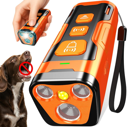 Rechargeable Ultrasonic Dog Bark Control & Training Device