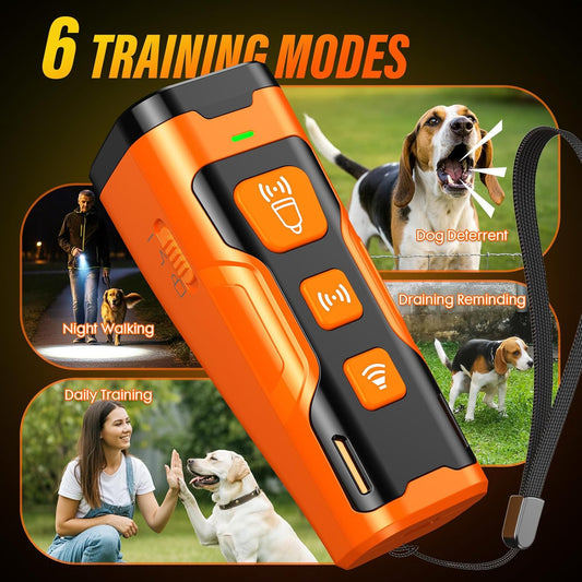 Rechargeable Ultrasonic Dog Bark Control & Training Device