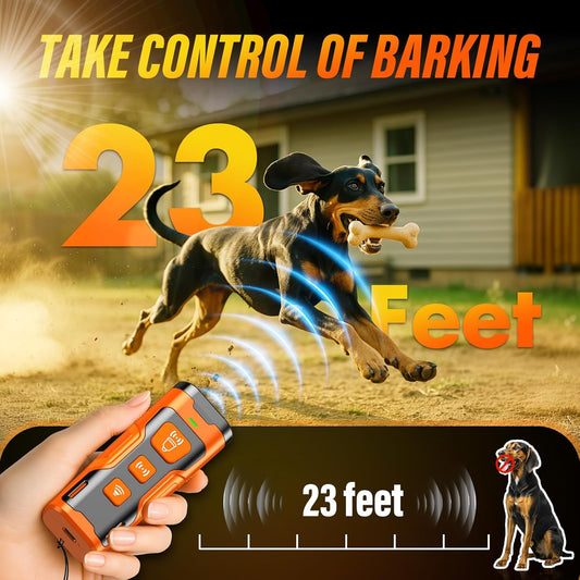 Rechargeable Ultrasonic Dog Bark Control & Training Device