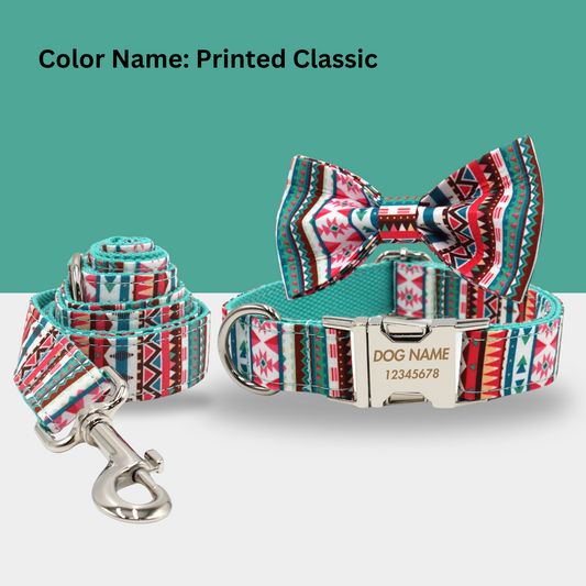 Multi Color Personalized Dog Collars