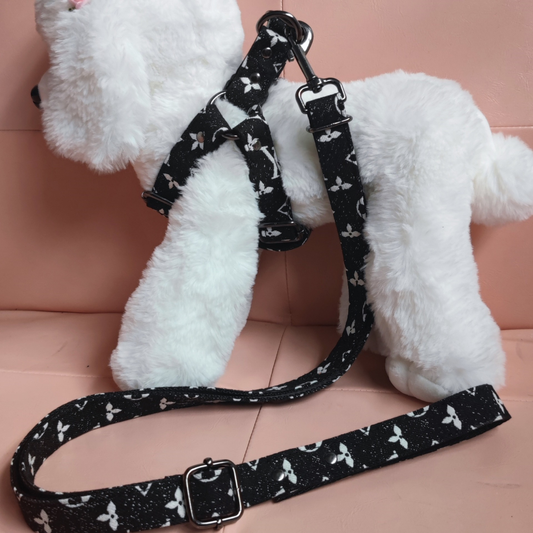 Pet Harness + Collar + Leash For Cats and Small Dogs