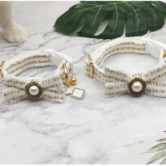 Fancy Pet Collar + Leash For Cats and Small Dogs