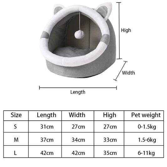 Cute Cat Bed Indoor Comfortable